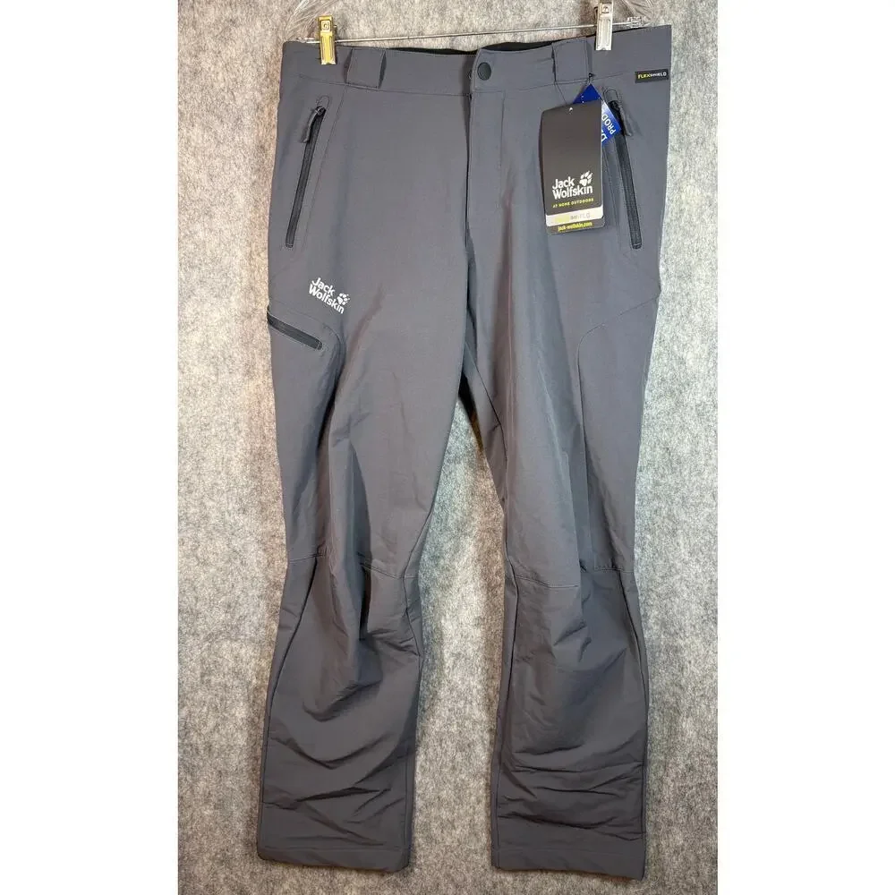 NEW Jack Wolfskin Mens Activate Thermic Flex Shield Pants Outdoor Hiking - Med